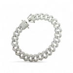 Close up of Glacier Grip Cuban Bracelet