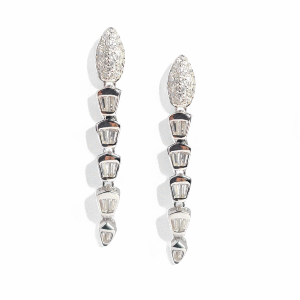 CLose up of Sitara Cascade Earrings