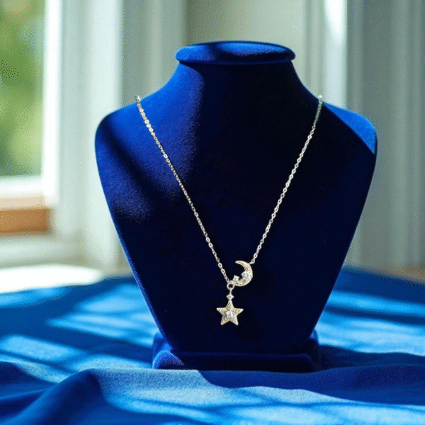 Full display on bust of Celestial Whispers Pendant