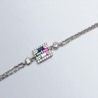 Close up of Prism Bloom Bracelet