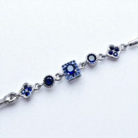 Close up of Midnight Mosaic Bracelet