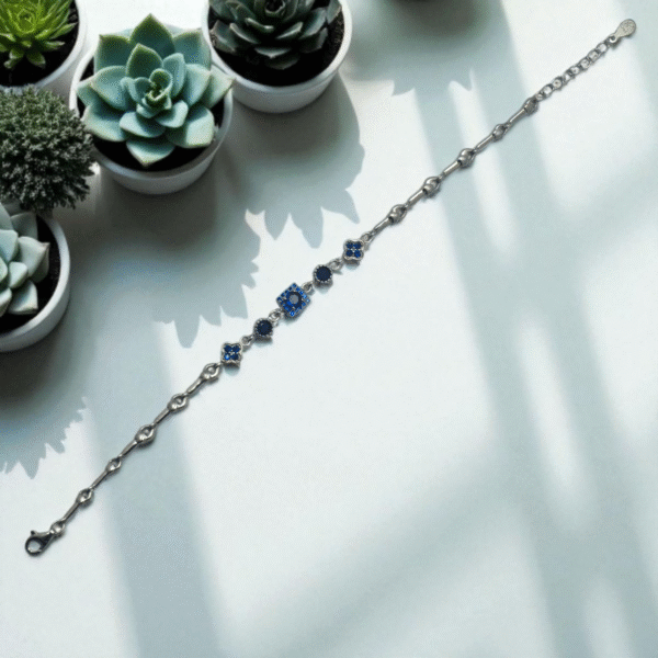 Full display of Midnight Mosaic Bracelet