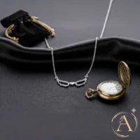 Close up view of Guardian Angel Wings Heart Necklace – 925 Silver