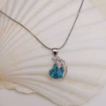 Close up of Horse Heart Pendant Necklace