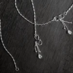 Close up of Beaded Tassel Anklets