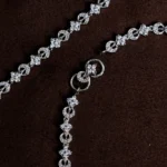 Charms and close up display of Infinity Link Anklets