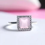 Close up of Blush Radiance Ring