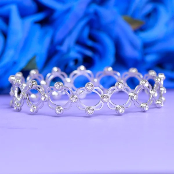 Bracelet shape view of Classic Convertible Ring Bracelet 925 Silver