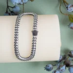 Circular display of Turkish Mesh Bracelet 925 Silver