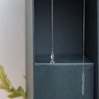 Locking mechanism display of Snake Chain Anklets 925 Silver