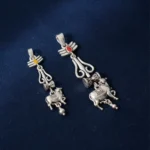 Both pendants close up of Shankara's Divine Symbols Pendant Chain 925 Silver