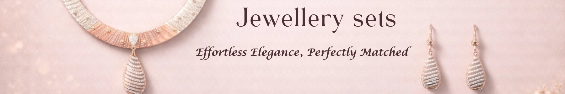 Jewellery Sets Banner Desktop